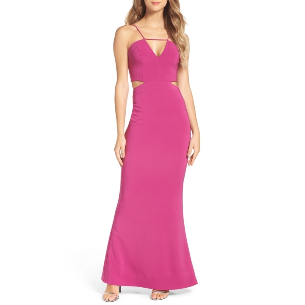 MARIA BIANCA NERO ASHLEY CUTOUT GOWN *STUNNING*
